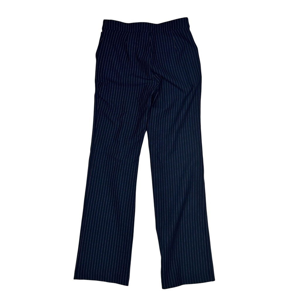 Rachel‎ Zoe Navy Blue Pinstripe Straight Leg Dress Pants Trousers Womens Size 4